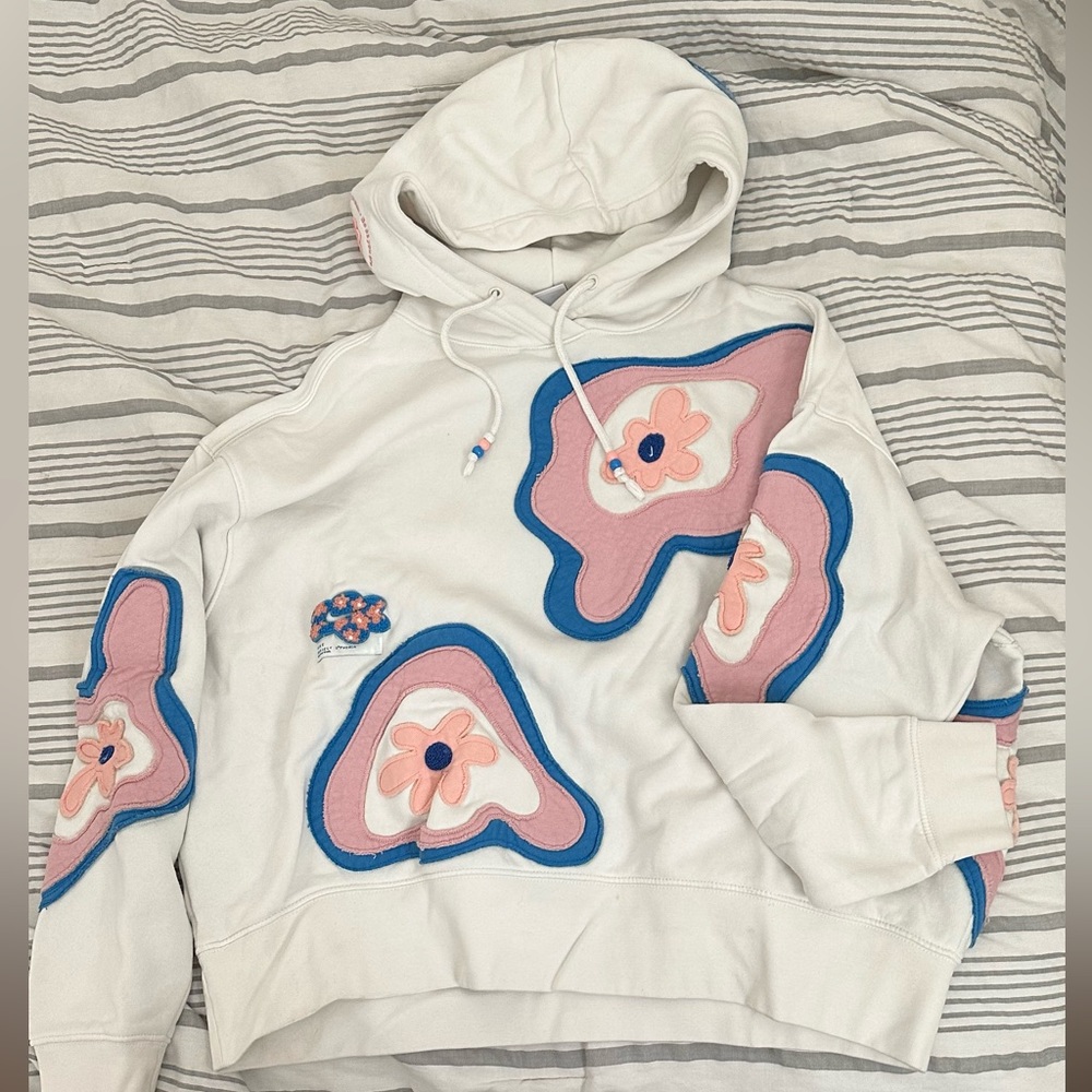 Nike patchwork oversized hoodie